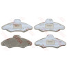 Set di 4 pastiglie freno COTEC TRW GDB897