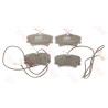Set di 4 pastiglie freno TRW GDB900