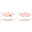 Set di 4 pastiglie freno COTEC TRW GDB953