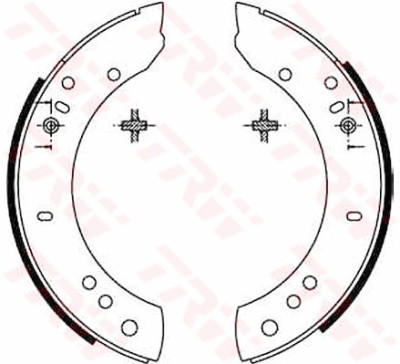 Set ganasce freno TRW GS6082