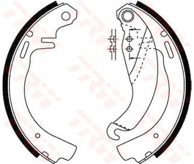 Set ganasce freno TRW GS6187