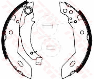 Set ganasce freno TRW GS6228