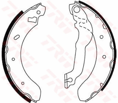 Set ganasce freno TRW GS6255