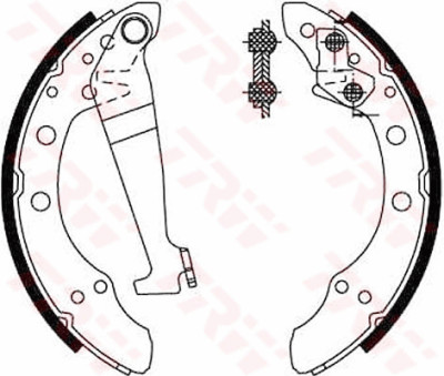 Set ganasce freno TRW GS8092
