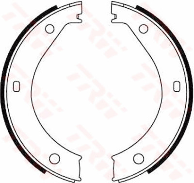 Kit ganasce freno, freno di stazionamento TRW GS8217