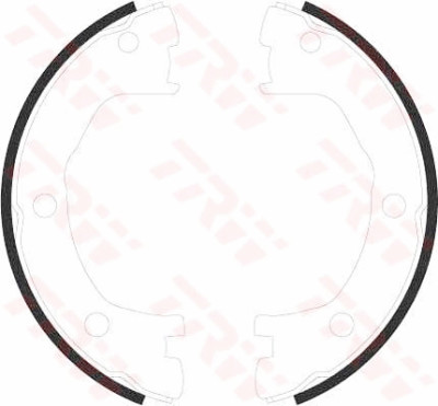 Kit ganasce freno, freno di stazionamento TRW GS8440
