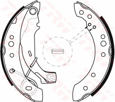 Set ganasce freno TRW GS8467
