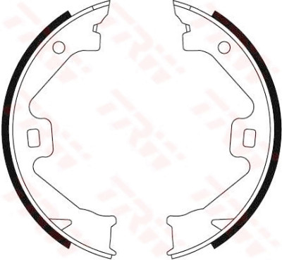 Kit ganasce freno, freno di stazionamento TRW GS8469