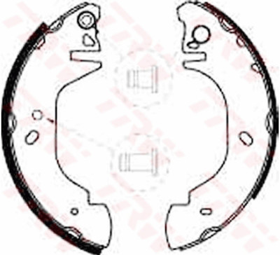 Set ganasce freno TRW GS8539