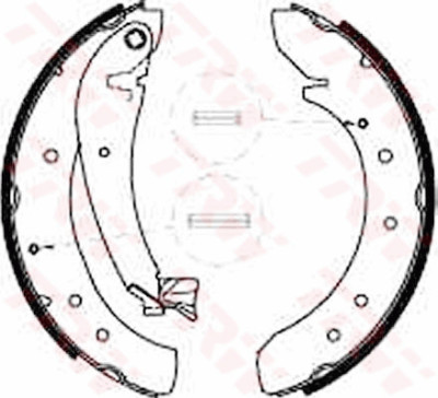 Set ganasce freno TRW GS8546