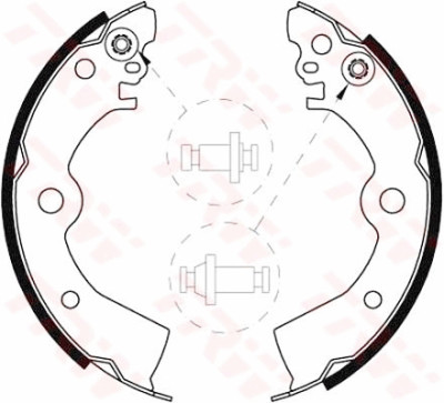 Set ganasce freno TRW GS8556