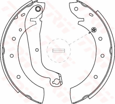 Set ganasce freno TRW GS8622