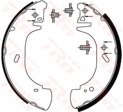 Set ganasce freno TRW GS8630