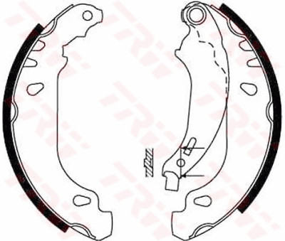 Set ganasce freno TRW GS8642