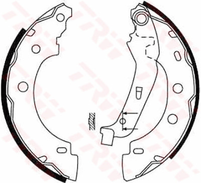 Set ganasce freno TRW GS8650