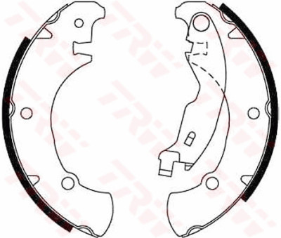 Set ganasce freno TRW GS8654