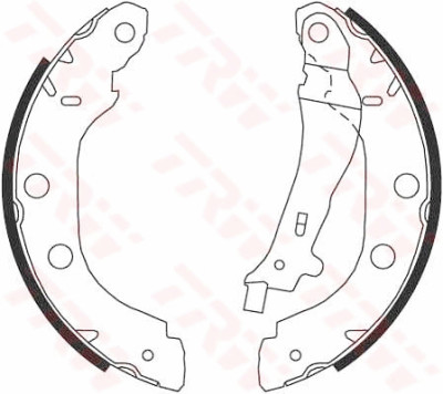 Set ganasce freno TRW GS8655
