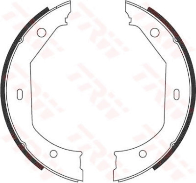 Kit ganasce freno, freno di stazionamento TRW GS8656
