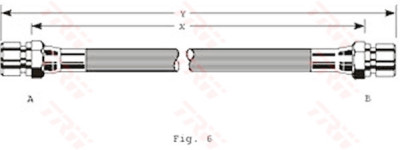 Tubo freno TRW PHA329
