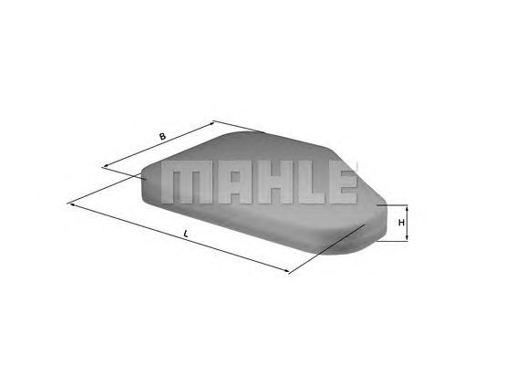 Filtro aria MAHLE ORIGINAL LX 125