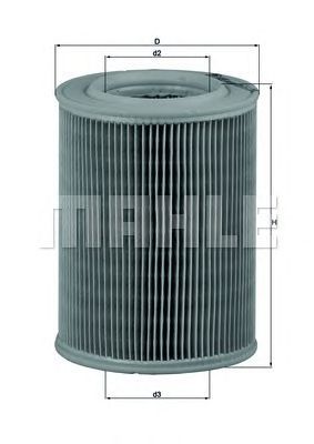 Filtro aria MAHLE ORIGINAL LX 455