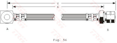 Tubo freno TRW PHD243