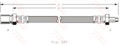 Tubo freno TRW PHD335