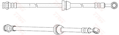 Tubo freno TRW PHD947