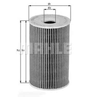 Filtro olio MAHLE ORIGINAL OX 365/1D