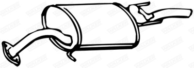Silenziatore posteriore