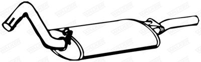 Silenziatore posteriore