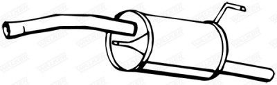 Silenziatore posteriore