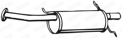Silenziatore posteriore