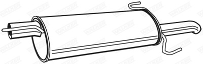 Walker 19965 Silenziatore posteriore