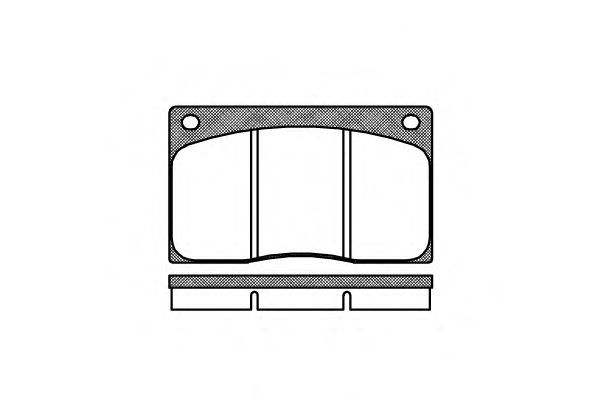 Set di 4 pastiglie freno ROADHOUSE 2044,00