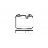 Set di 4 pastiglie freno ROADHOUSE 2378,00