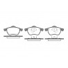 Set di 4 pastiglie freno ROADHOUSE 2390.50