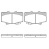 Set di 4 pastiglie freno ROADHOUSE 2429.04