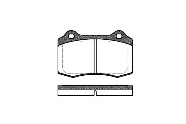 Set di 4 pastiglie freno ROADHOUSE 2434.30