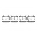 Set di 4 pastiglie freno ROADHOUSE 2441.32