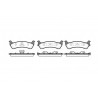 Set di 4 pastiglie freno ROADHOUSE 2470.02