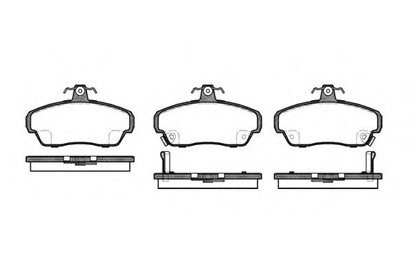 Set di 4 pastiglie freno ROADHOUSE 2490.02