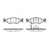 Set di 4 pastiglie freno ROADHOUSE 2502.22