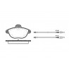 Set di 4 pastiglie freno ROADHOUSE 2608.04