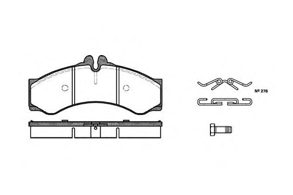 Set di 4 pastiglie freno ROADHOUSE 2614,00