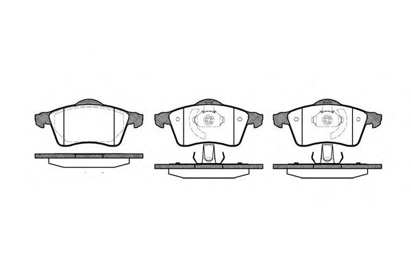 Set di 4 pastiglie freno ROADHOUSE 2618,00
