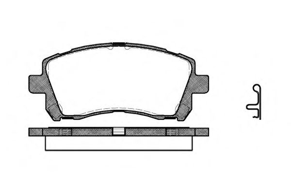 Set di 4 pastiglie freno ROADHOUSE 2655.02