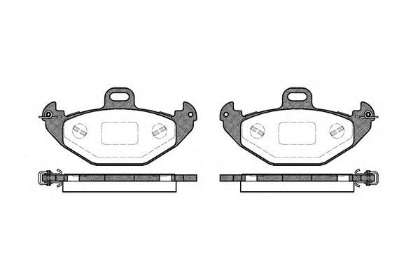 Set di 4 pastiglie freno ROADHOUSE 2686,00