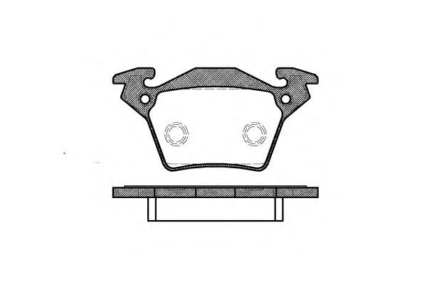 Set di 4 pastiglie freno ROADHOUSE 2717,00