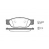 Set di 4 pastiglie freno ROADHOUSE 2731,00